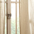 Voilage en lin lavé Ficelle