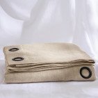 Voilage en lin lavé Ficelle