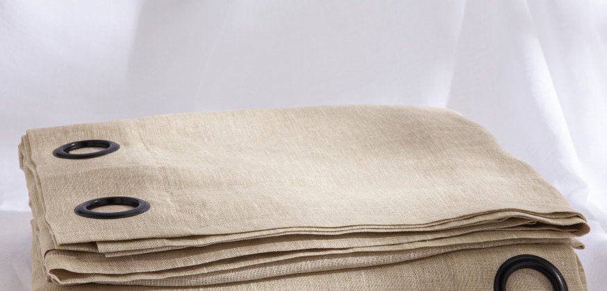 Voilage en lin lavé Ficelle