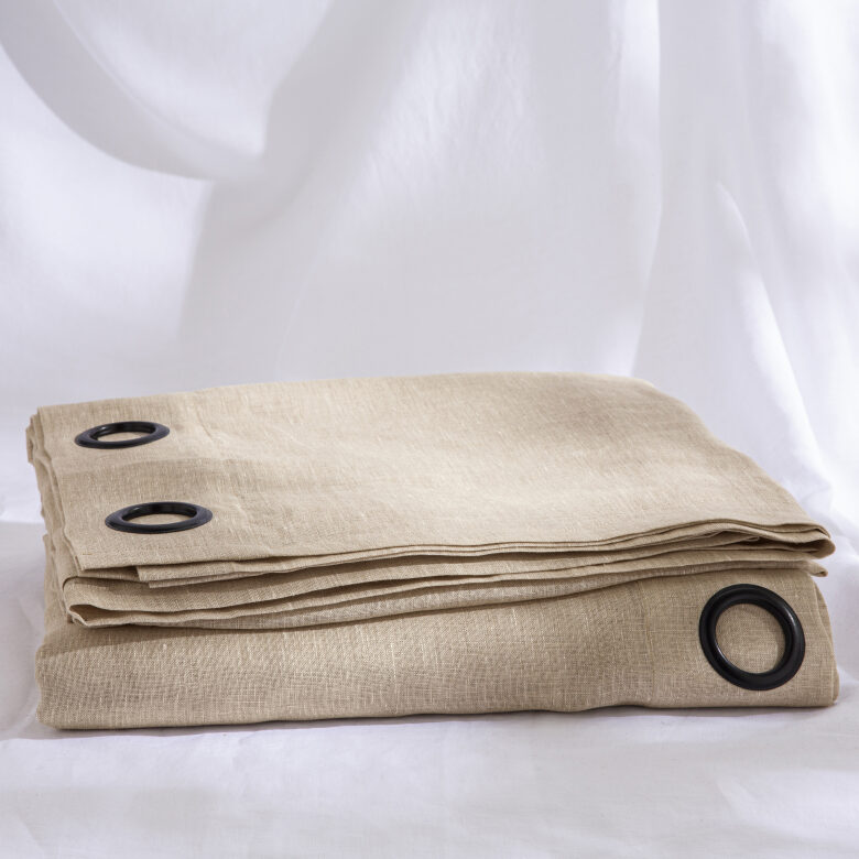 Voilage en lin lavé Ficelle - Embrin