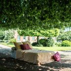 Housse de Couette en Lin Lavé Pêche