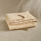 Housse de Couette en Lin Lavé Pêche