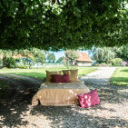 Housse de Couette en Lin Lavé Pêche