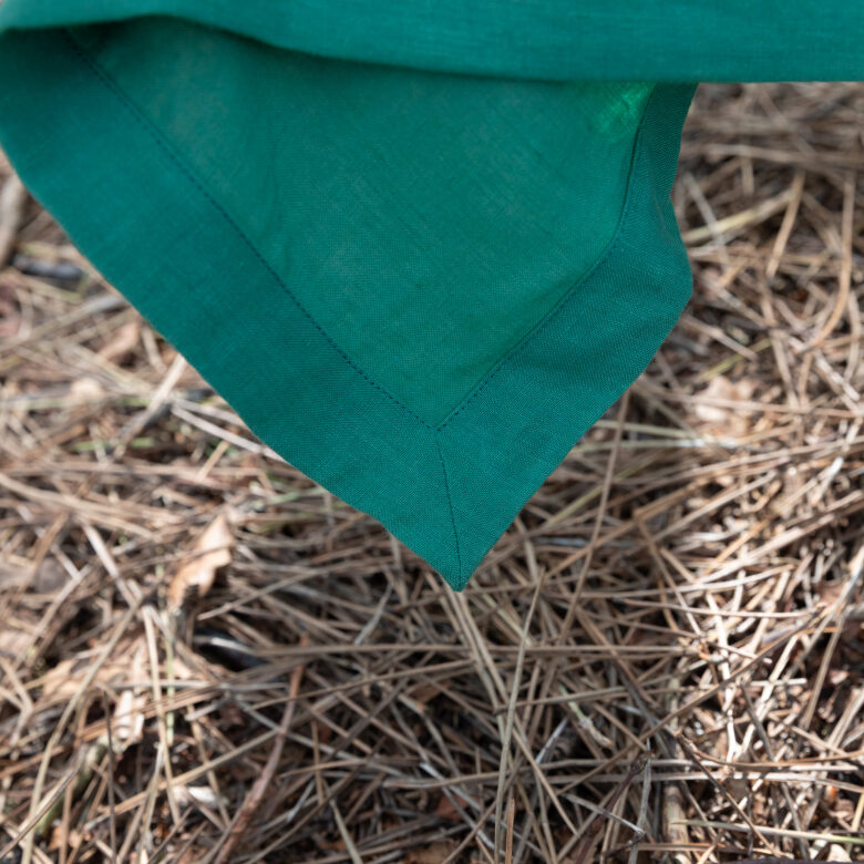 Nappe en lin lavé Vert Sauge - Embrin