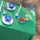 Nappe en lin lavé Vert Sauge