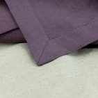 Nappe en lin lavé Prune
