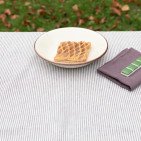 Serviettes de Table en lin Lavé Prune (lot de 4)