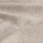 Drap Plat en Lin Lavé Rayure Prune