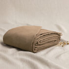Housse de Couette en Lin Lavé Noisette