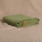 Drap Housse en Lin Lavé Vert Olive