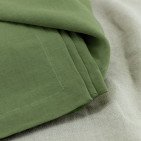Serviettes de table en lin lavé Vert Olive (lot de 4)