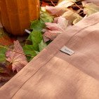 Serviettes de table en lin lavé Noisette (lot de 4)