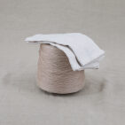 Serviettes de table en lin lavé Rayure Naturel (lot de 4)