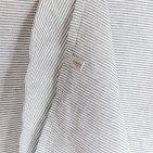 Nappe en lin lavé Rayure Silex