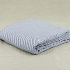 Nappe en lin lavé Rayure Silex