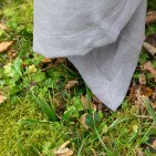 Nappe en lin lavé Gris Cendre