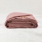 Housse de couette en lin lavé Terre Cuite