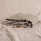 Drap Housse en lin lavé Vert Laurier