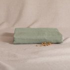 Drap housse en lin lavé Vert Laurier