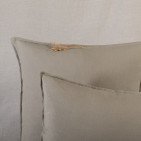 Taie d'oreiller en lin lavé Vert Laurier