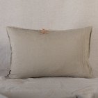 Taie d'oreiller en lin lavé Vert Laurier