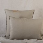 Taie d'oreiller en lin lavé Vert Laurier