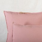 Taie d'oreiller en lin lavé Terre Cuite