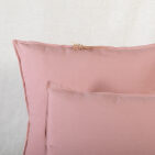 Taie d'oreiller en lin lavé Terre Cuite