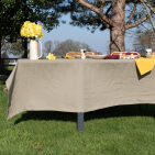 Nappe en lin lavé Vert Laurier