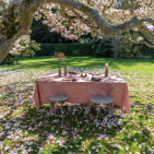 Nappe en lin lavé Terre Cuite