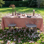 Nappe en lin lavé Terre Cuite
