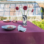 Nappe en lin lavé Rouge Grenat