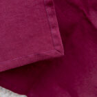 Serviettes de table en lin lavé Rouge Grenat (lot de 4)