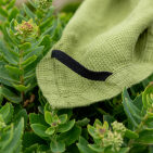 Serviette Nid d'Abeille en Lin Lavé Olive