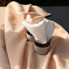 Serviettes de Table en Lin Lavé Craie (lot de 4)