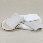 Serviettes de Table en Lin Lavé Craie (lot de 4)