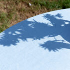 Nappe en lin lavé Bleu Horizon