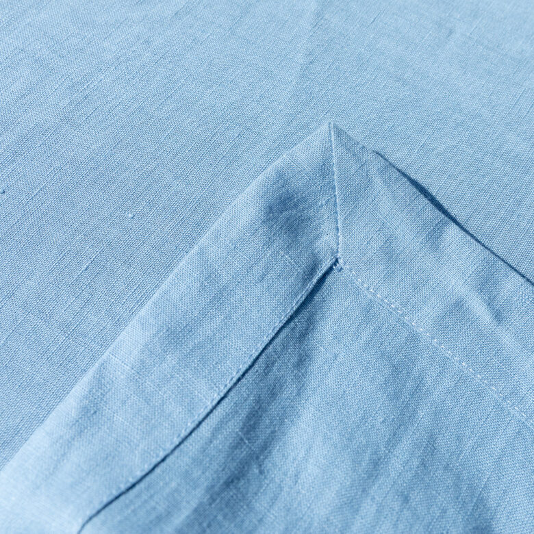 Serviettes de Table en lin Lavé Bleu Horizon (lot de 4) - Embrin
