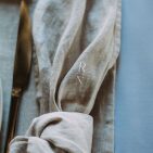 Serviettes de Table en Lin Lavé Naturel (lot de 4)