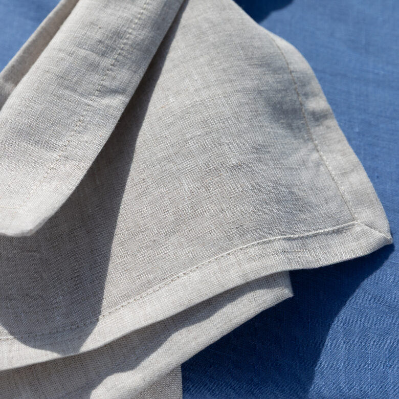 Serviettes de Table en Lin Lavé Naturel (lot de 4) - Embrin