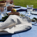 Serviettes de Table en Lin Lavé Naturel (lot de 4)