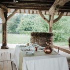 Nappe en Lin Lavé Craie