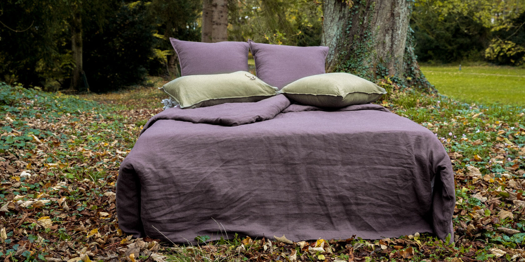 Linge de lit en lin
