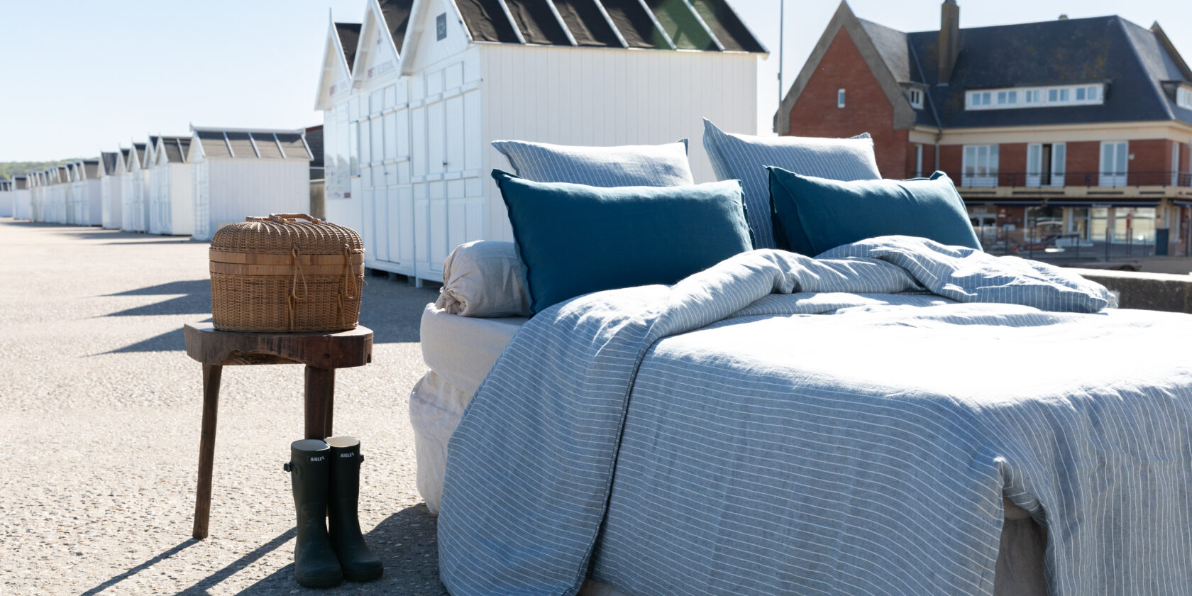 Linge de lit en lin
