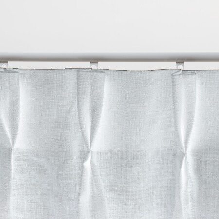 Tête flamande 2 plis sur rail