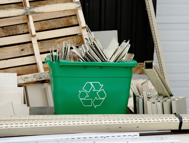 Colis en carton recyclé