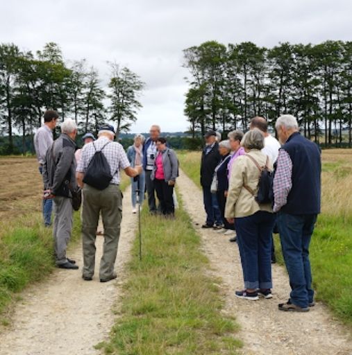 Visite champs de lin Embrin